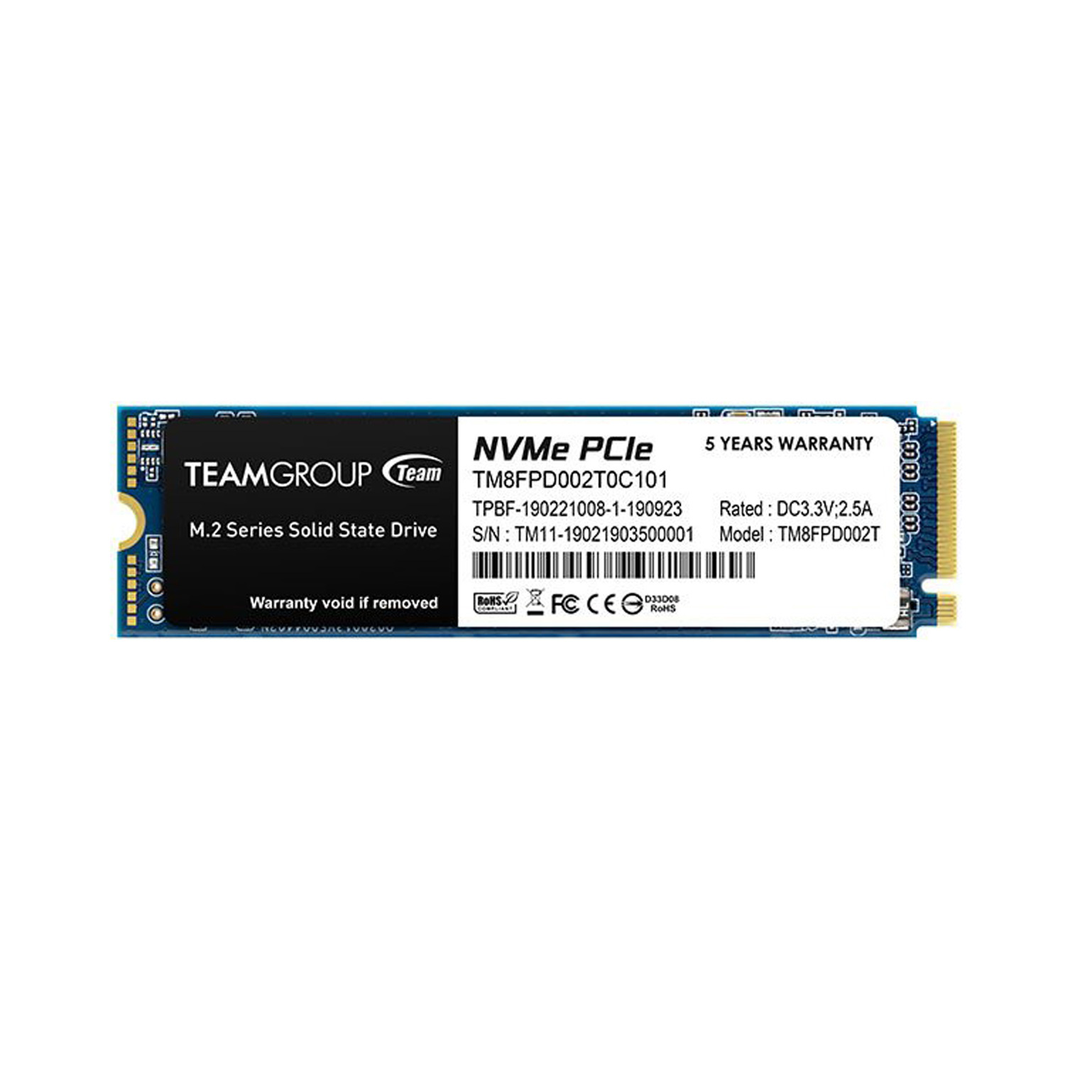 1TB TeamGroup MP33 Pro M.2 NVME SSD 3D TLC