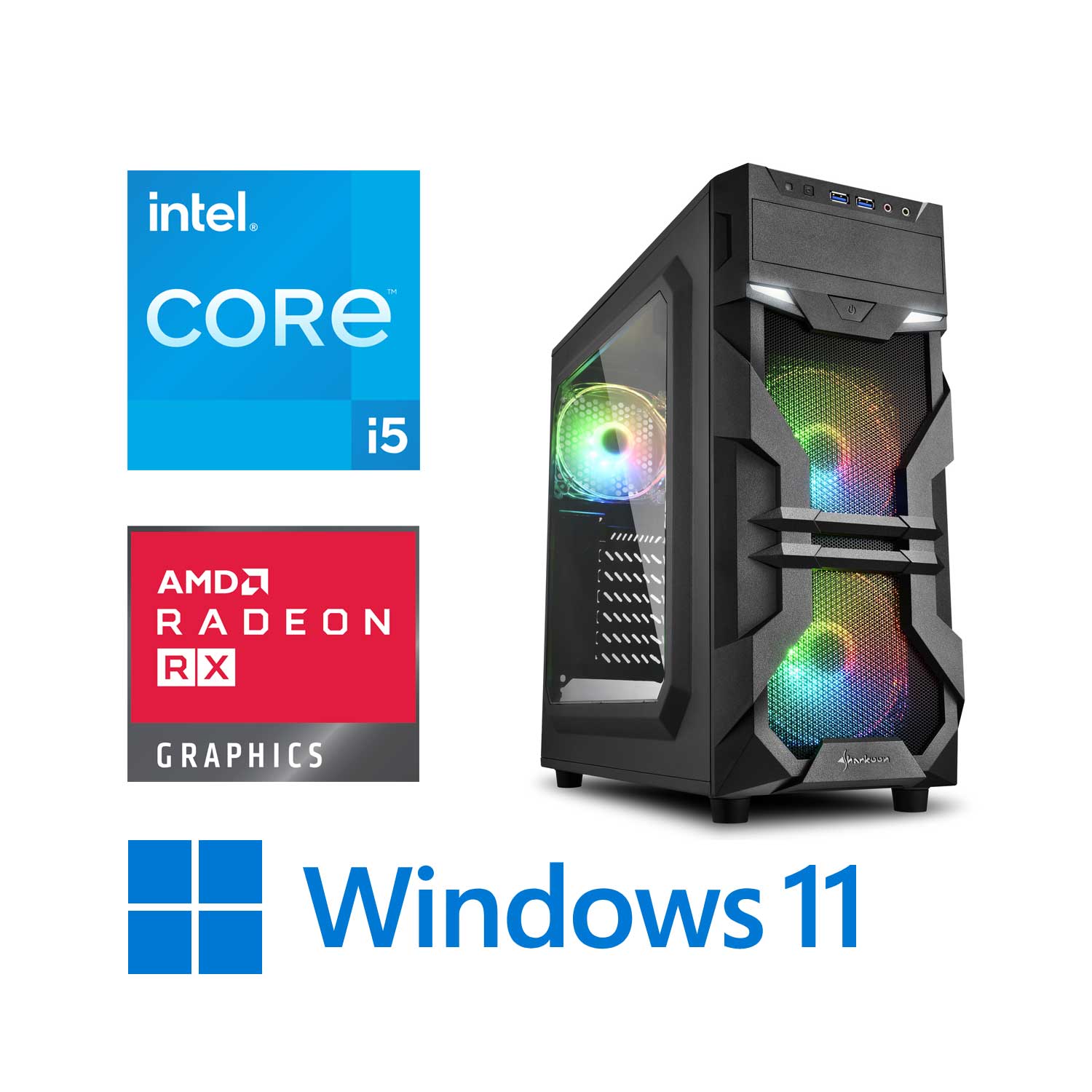 Tigerbull Gamer v6 Intel Core i5-13400 - 16GB - RX6500XT - 1TB S