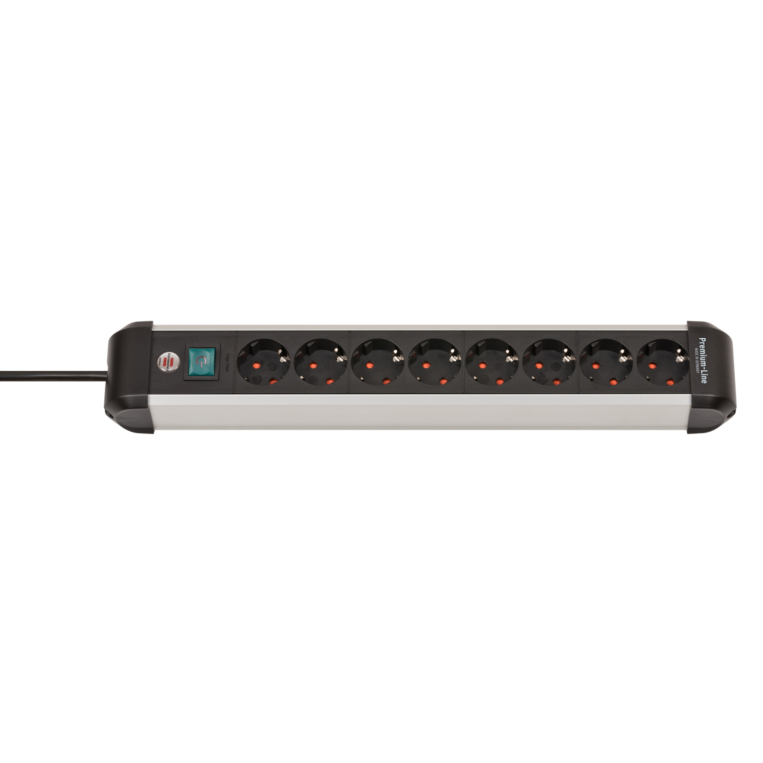 Brennenstuhl Premium Alu Line 8fach - Steckerleiste aus hochwert