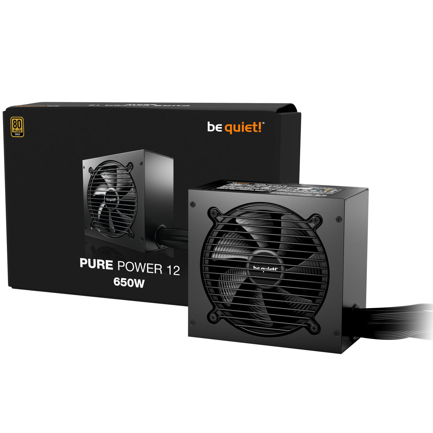 be quiet Pure Power 12 650 Watt - ATX 3.1- 80 PLUS Gold