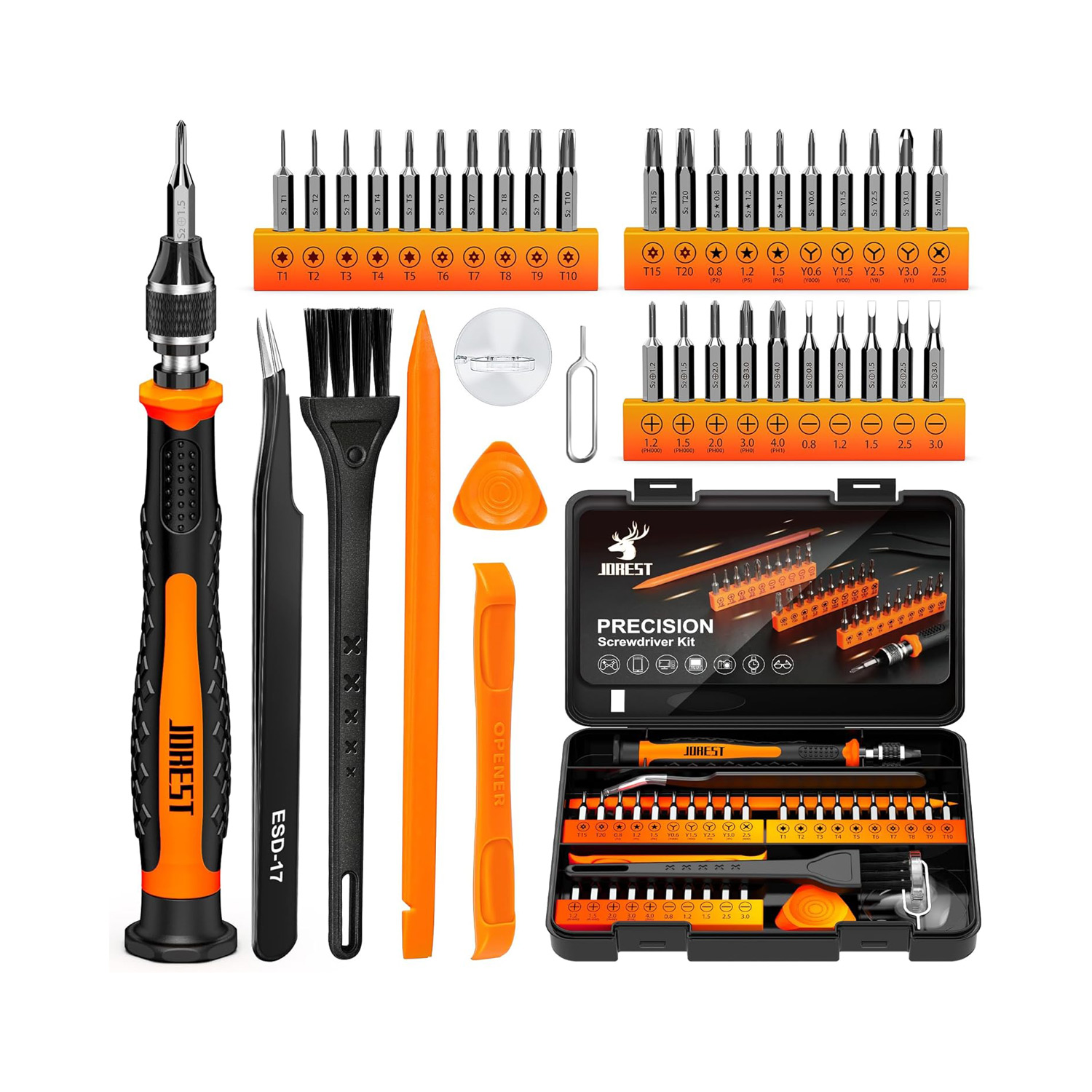 Feinmechaniker Schraubendreher Jorest 37 in 1 Set fr iPad, Swit