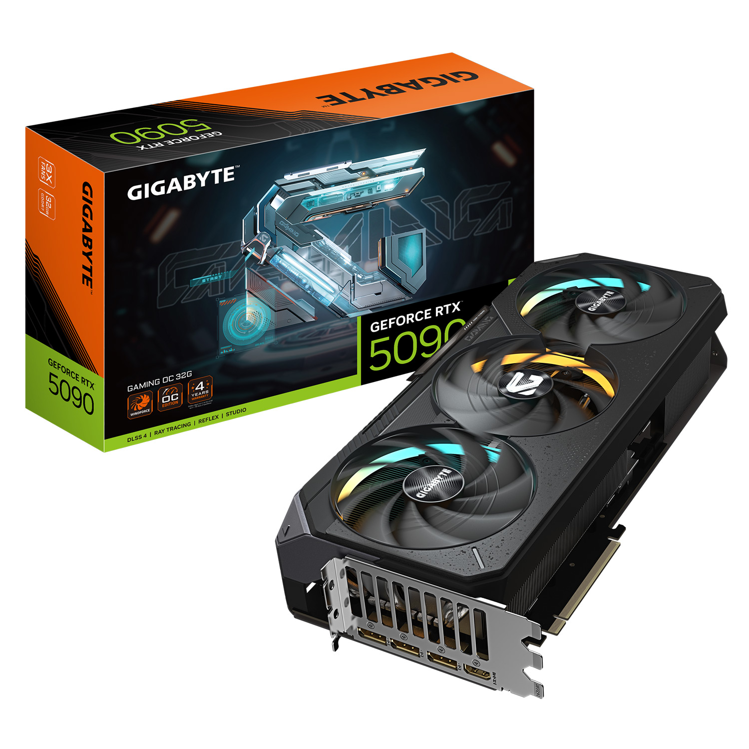 Gigabyte GeForce RTX 5090 Gaming OC 32G, 32GB GDDR7