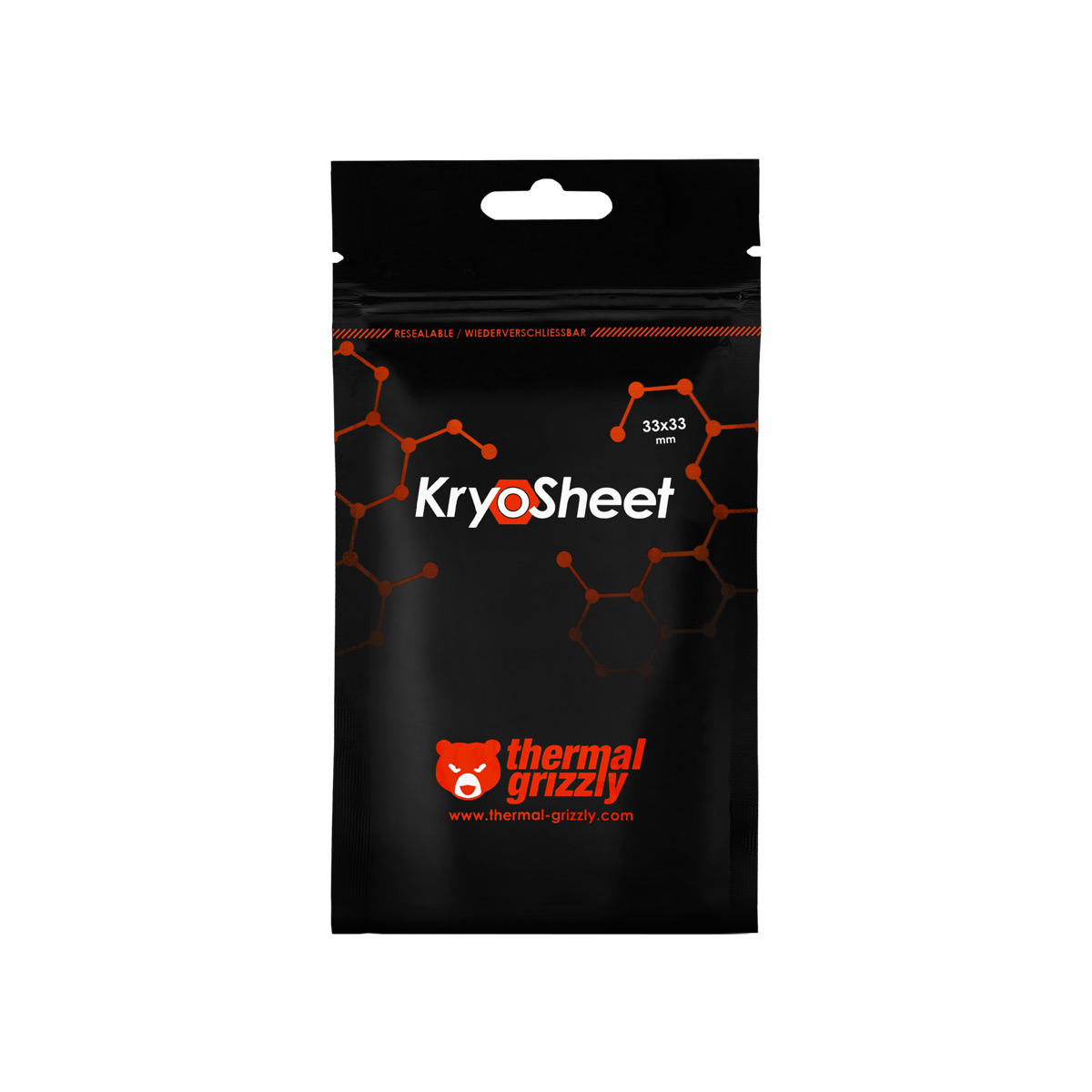 Thermal Grizzly KryoSheet W�rmeleitpad 33 x 33 x 0,2 mm 1 St�ck 