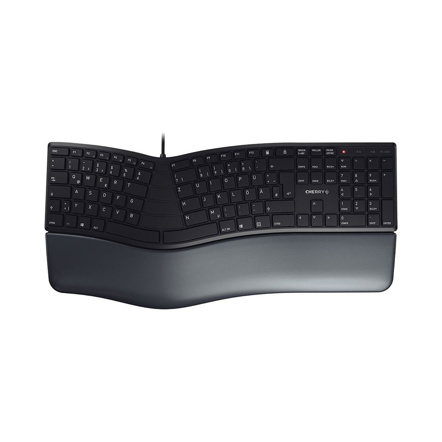 Cherry KC 4500 Ergo -  ergonomisch - kabelgebunden - Schwarz, US