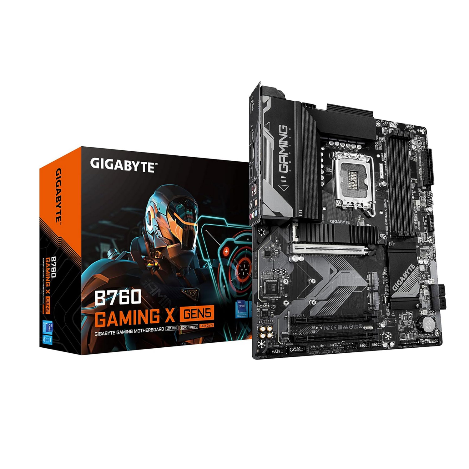 GIGABYTE B760 Gaming X Gen5 - DDR5 - Intel B760 Sockel 1700, ATX