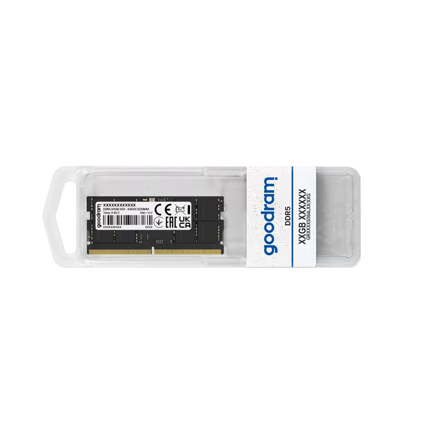 Goodram 16 GB SO-DIMM DDR5-5600 single rank on-die ECC