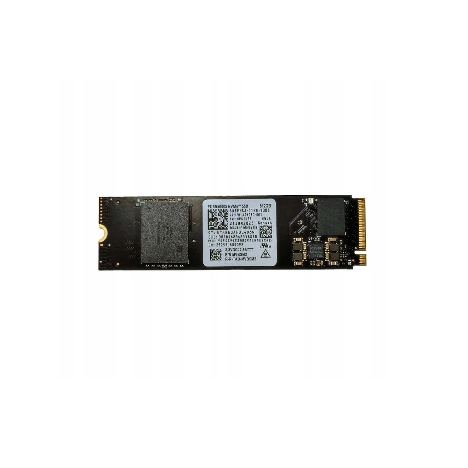 512GB Western Digital - Sandisk SDEQNSJ/SDDPNQD NVMe SSD M.2 228
