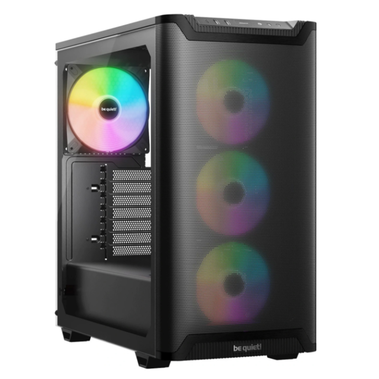 be quiet! Pure Base 501 LX Black, Glasfenster, RGB