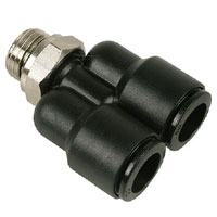 AlphaCool Plugin Y-Anschluss AG 1/4 auf 10mm