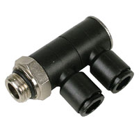 AlphaCool Plugin Verteiler G1/4 auf 2x10mm