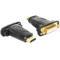 Delock Adapter HDMI Stecker auf DVI Buchse 24+1 Dual-Link