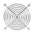 Lftergitter 140mm Standard