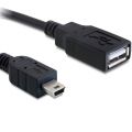 DeLOCK Mini USB-Kabel 0,5m (Mini USB auf A-Buchse)