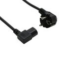 Kabel Netzteil Stromkabel - Kaltgertestecker 2,8 m links abgewi