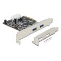 Delock USB 3.1 Gen 2 Karte - 2 Port PCI Express x2 - 2x Typ A