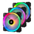 Corsair LL Series LL120 RGB, 120mm, 3er-Pack, inkl. LED-Steuerun