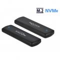 Delock Externes Gehuse fr M.2 NVMe PCIe SSD mit USB Type-C Bu