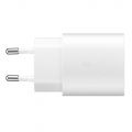 Samsung Schnellladegert USB Typ-C 25w, wei, mit USB-C Kabel 1m
