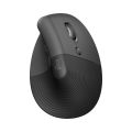 Logitech Lift, kabellose ergonomische vertikale Maus, Graphite, 